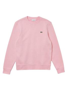 Sweat Lacoste SH1505 Rose pour Homme