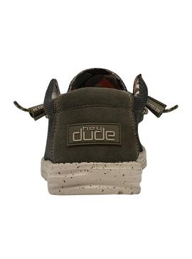 Chaussures Hey Dude Wally Sox Vert pour Homme
