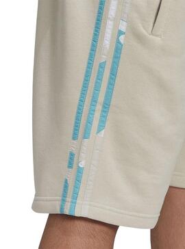 Bermuda Adidas Camo Fleece Beige pour Homme
