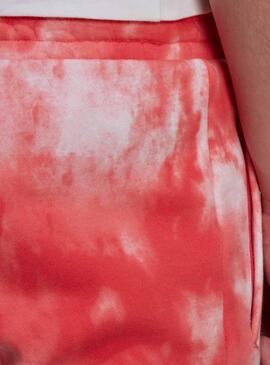 Bermuda Adidas Essentials Tie Dye Rose pour Homme