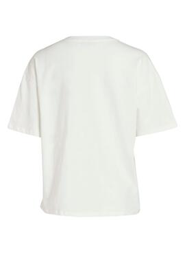 T-Shirt Vila Juliette City London Blanc Femme