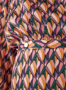 Robe Naf Naf Estampé Multicolor pour Femme