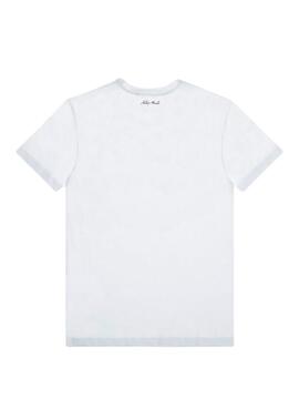 T-Shirt Antony Morato Palmiers Blanc pour Homme