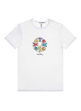 T-Shirt Antony Morato Ketih Haring Blanc Homme