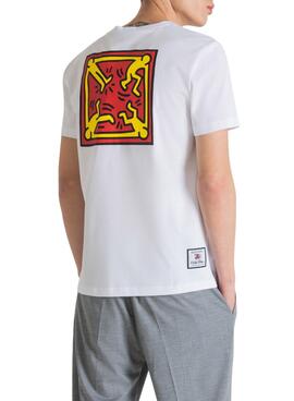 T-Shirt Antony Morato Ketih Haring Blanche Homme