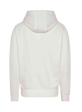 Sweat Tommy Jeans Entry Blanc pour Homme