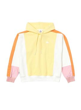 Sweat Lacoste Live Colorblock Multi Pour Femme