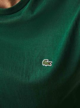 T-Shirt Lacoste Pima Vert Pour Homme