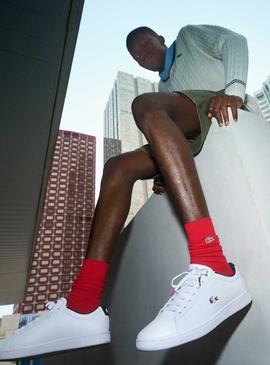 Baskets Lacoste Carnaby Evo Blancs pour Homme