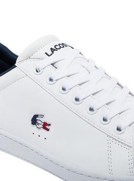 Baskets Lacoste Carnaby Evo Blancs pour Homme