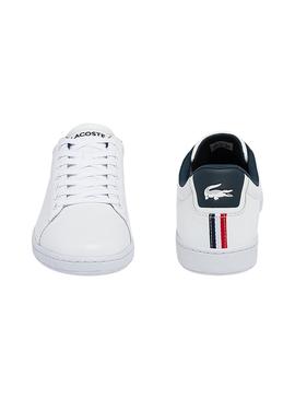Baskets Lacoste Carnaby Evo Blancs pour Homme