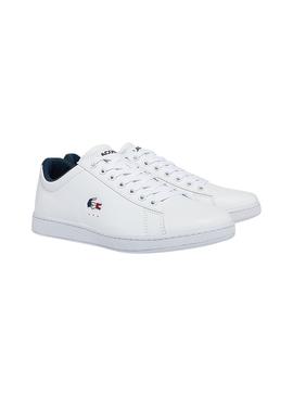 Baskets Lacoste Carnaby Evo Blancs pour Homme