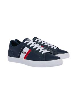 Baskets Lacoste Lerond Tricolore Pour Homme