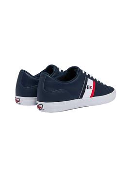 Baskets Lacoste Lerond Tricolore Pour Homme