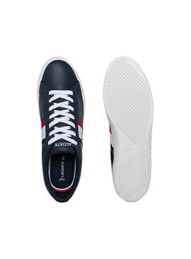 Baskets Lacoste Lerond Tricolore Pour Homme