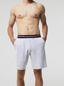 Short de pyjama Lacoste Gris pour Homme