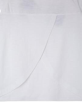 T-Shirt Pepe Jeans Voulez Blanc Pour Fille