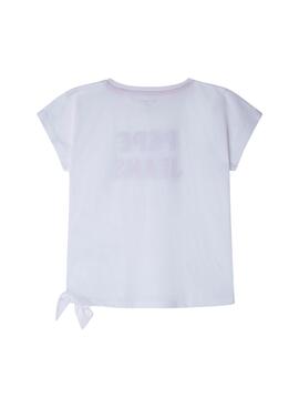 T-Shirt Pepe Jeans Honey Blanc Pour Fille