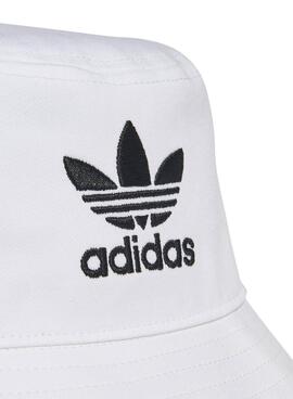Chapeau Adidas Bucket Adicolor Blanc Pour Garçon Fille