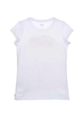 T-Shirt Levis Basic Logo Blanc Pour Fille