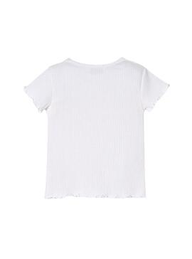 Pack 2 T-Shirts Mayoral Nervuré Blanc Pour Fille