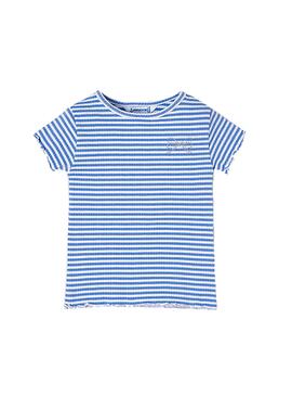 Pack 2 T-Shirts Mayoral Nervuré Blanc Pour Fille