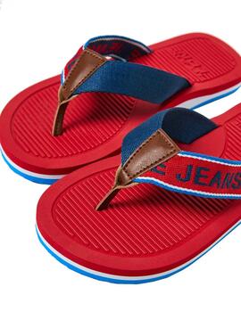 Flip flops Pepe Jeans Off Beach Rouges Pour Garçon
