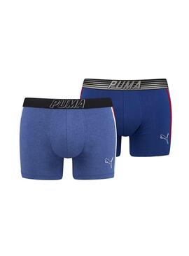 Boxer Puma Bold Cat Bleu Homme