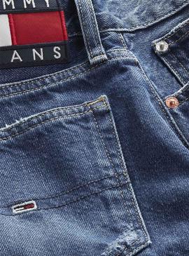 Short Jeans Tommy Jeans Hotpant Bleu Pour Femme