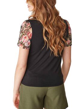 T-Shirt Naf Naf Imprimer Flores Multi Pour Femme