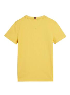 T-Shirt Tommy Hilfiger Essential Amarilla Garçon