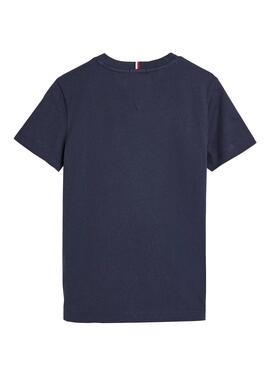 T-Shirt Tommy Hilfiger Varsity Bleu Marine pour Garçon