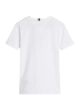 T-Shirt Logo Tommy Hilfiger Blanc Pour Garçon