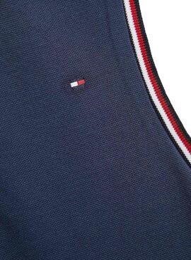 Robe Tommy Hilfiger Classic Polo Bleu Marine Fille