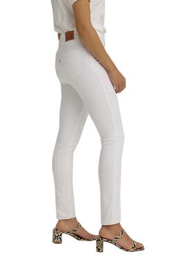 Jeans Levis 311 Skinny Blanc Femme