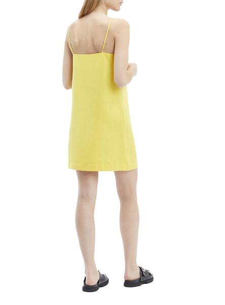 Robe calvin klein online jaune