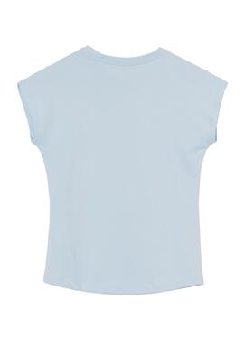 T-Shirt Pepe Jeans Nuria Bleu Pour Fille