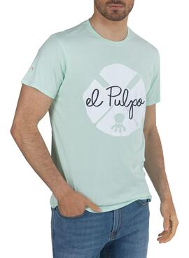 T-Shirt El Pulpo New Colour Splash Vert Homme