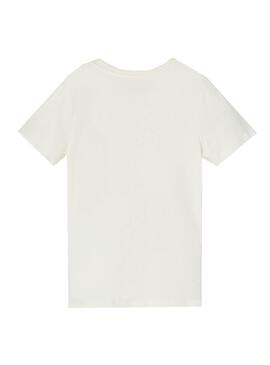 T-Shirt Name It Herry Californie Blanc pour Garçon