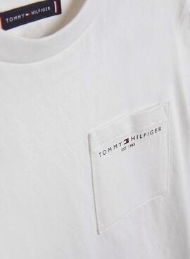 T-Shirt Tommy Hilfiger Essential Blanc Garçon