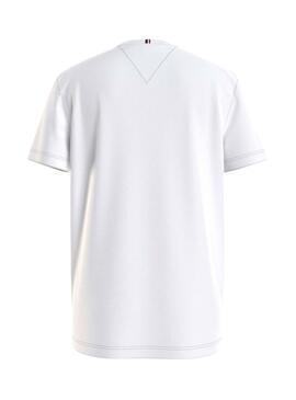 T-Shirt Tommy Hilfiger Bold Logo universitaire Blanc