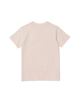 T-Shirt Lacoste Logo Total Colour Rose Mini