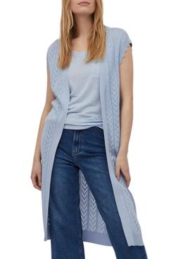 Gilet Vila Vishelley Bleu pour Femme