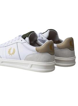 Baskets Fred Perry B400 Blancs pour Homme