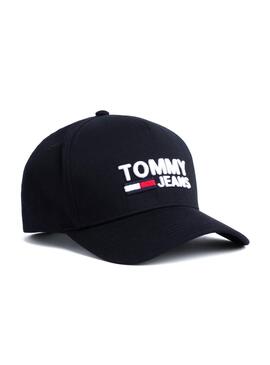 Casquette Tommy Jeans Logo Marine Homme
