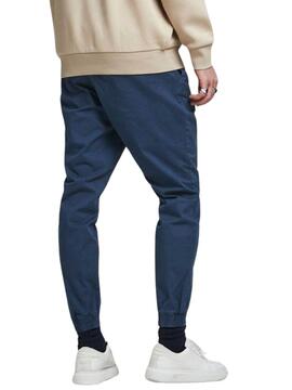 Pantalon Jack Jones Gordon Lane Akm Bleu Marine Homme