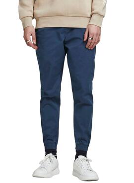 Pantalon Jack Jones Gordon Lane Akm Bleu Marine Homme