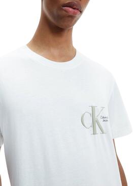 T-Shirt Calvin Klein Dynamic Blanc pour Homme