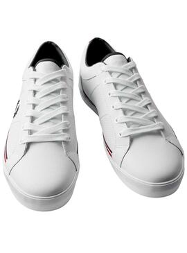 Baskets Fred Perry Baseline Perf Blanc Homme