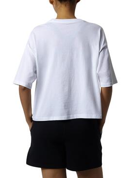 T-Shirt New Balance Essentiels Super Floraison Blanc